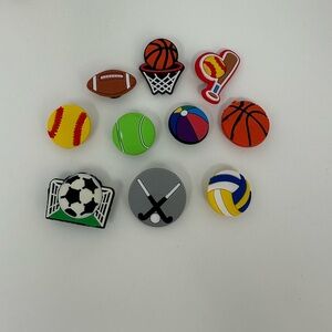 Sports Theme Shoe Charms Jibbitz